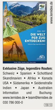 Lernidee – Die Welt per Zug entdecken!