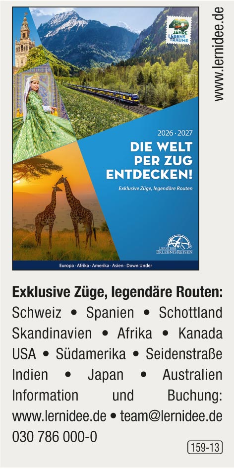 Lernidee – Die Welt per Zug entdecken!