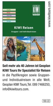 Geoplan KIWI Reisen – Gruppen- und Individualreisen