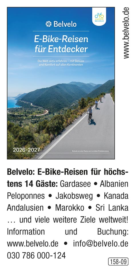 BELVELO - E-Bike Reisen für Entdecker