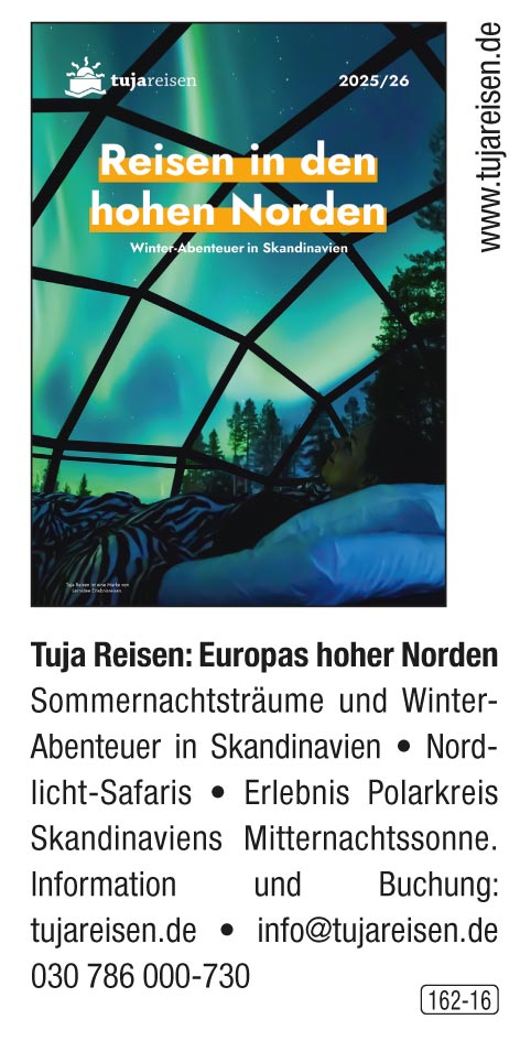Tujareisen – Reisen in den hohen Norden!