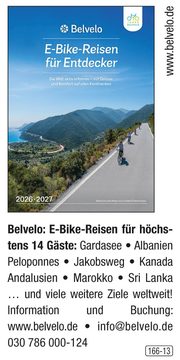 BELVELO - E-Bike Reisen für Entdecker