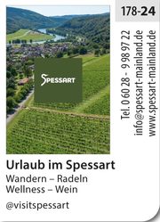 Spessart-Mainland – Radeln, Wandern, Wellness, Wein