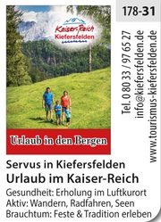 Servus in Kiefersfelden – Urlaub im Kaiser-Reich®