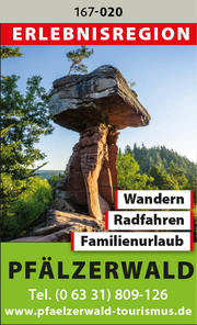 Erlebnisregion Pfälzerwald – Wandern, Radfahren, Familienurlaub