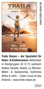 TRAILS - Natur- und Erlebnisreisen