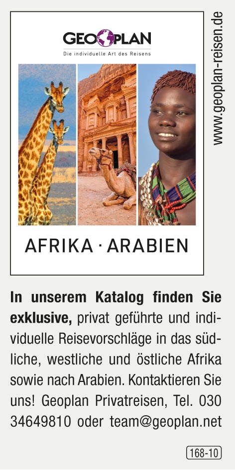 Geoplan Privatreisen nach Afrika und Arabien