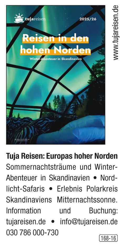 Tujareisen – Reisen in den hohen Norden!