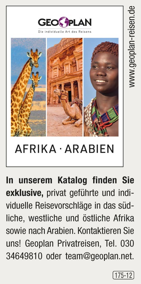 Geoplan Privatreisen nach Afrika und Arabien
