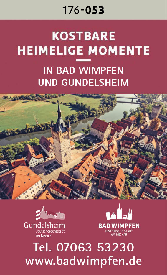 Bad Wimpfen & Gundelsheim – Kostbare heimelige Momente