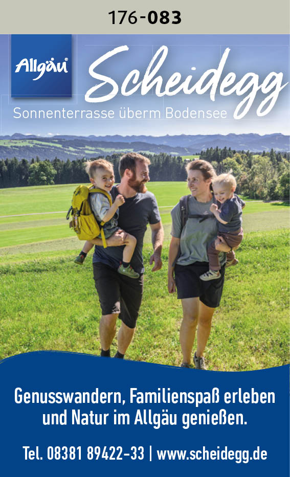 Scheidegg – Sonnenterrasse überm Bodensee