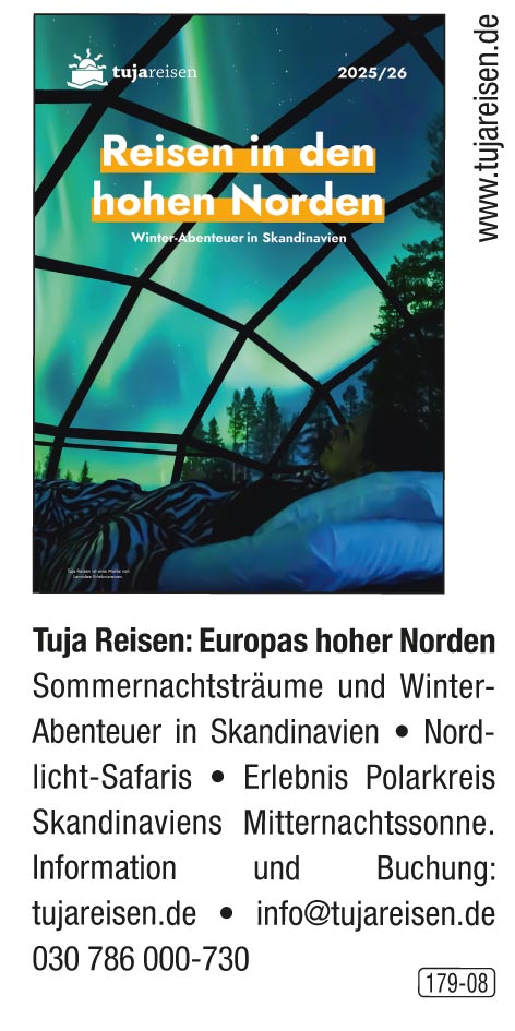 Tujareisen – Reisen in den hohen Norden!