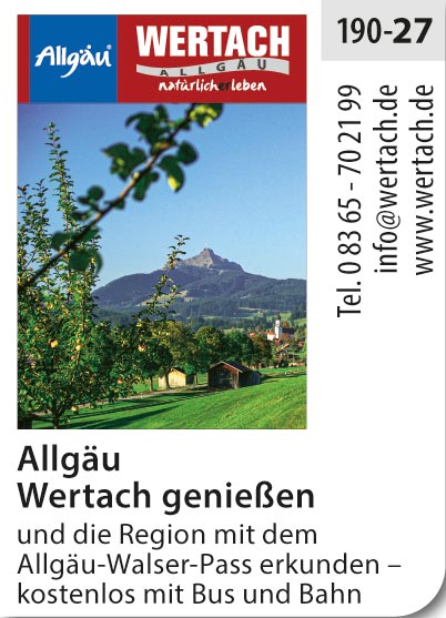 Wertach genießen