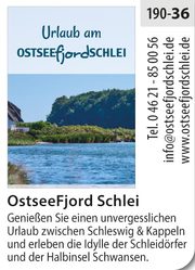 Urlaub am OstseeFjordSchlei