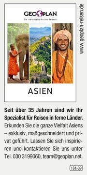 Geoplan Privatreisen – Asien