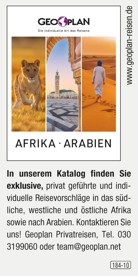 Geoplan Privatreisen nach Afrika und Arabien