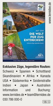 Lernidee – Die Welt per Zug entdecken!